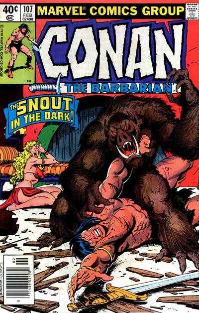 Conan The Barbarian #107 [Newsstand]-Very Fine (7.5 – 9)