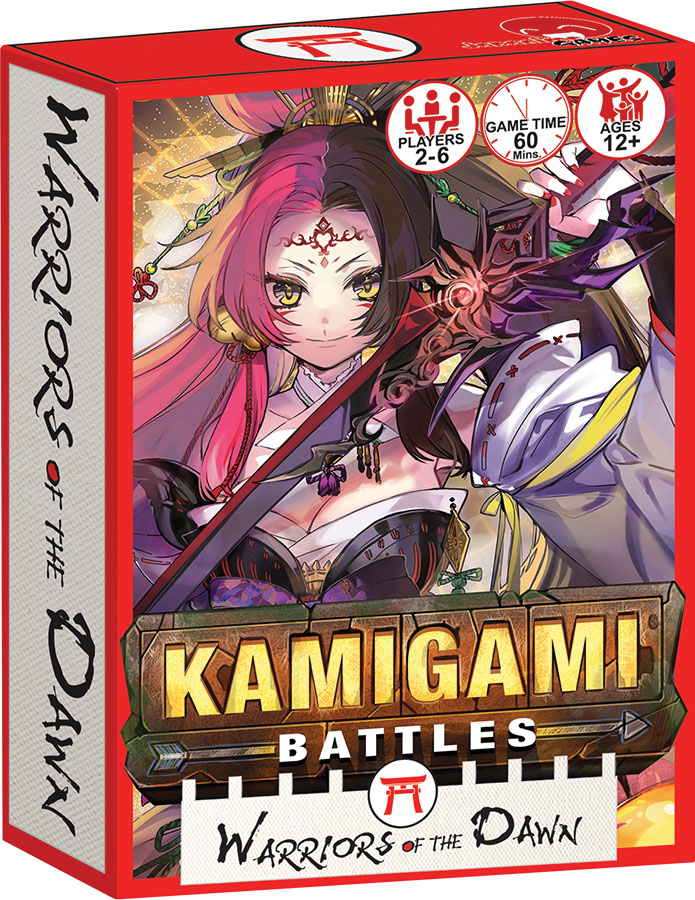 Kamigami Battles: Warriors of the Dawn Deck Build Game Expansion (Japanese Gods)