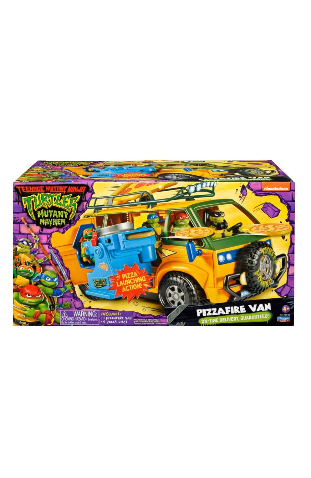 Teenage Mutant Ninja Turtles Mutant Mayhem Pizza Fire Delivery Van Playset