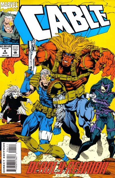 Cable #4 [Direct Edition]-Near Mint (9.2 - 9.8) Cover Pencils By Bart Sears