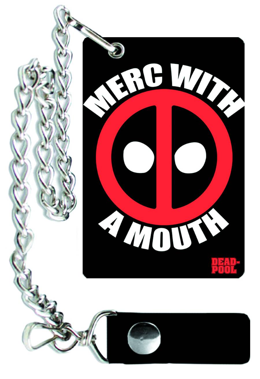 Deadpool Merc With A Mouth Chain Wallet
