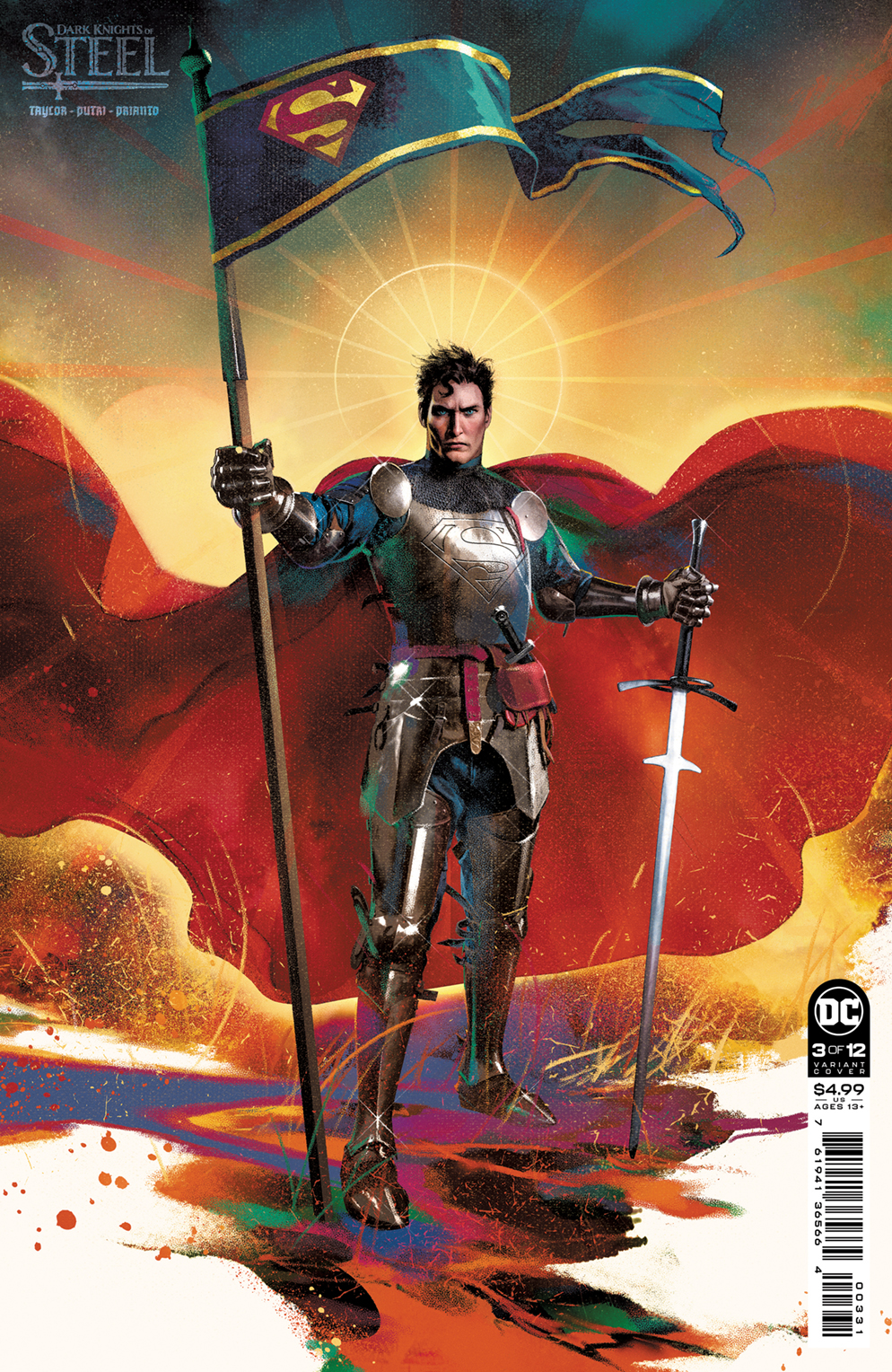Dark Knights of Steel #3 (Of 12) Cover B Joshua Middleton Card Stock Variant
