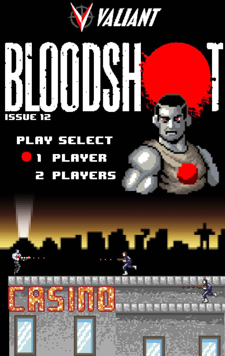 Bloodshot (Vu) #12 Harbinger Wars Orderall 8-Bit Variant