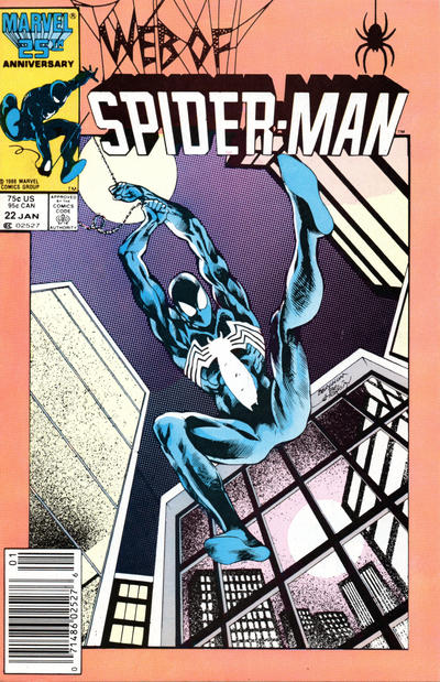 Web of Spider-Man #22 [Mark Jewelers] - Vg+