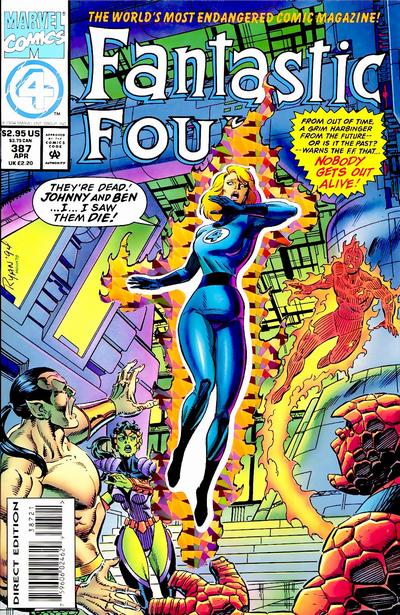 Fantastic Four #387 [Deluxe Direct Edition]-Very Fine