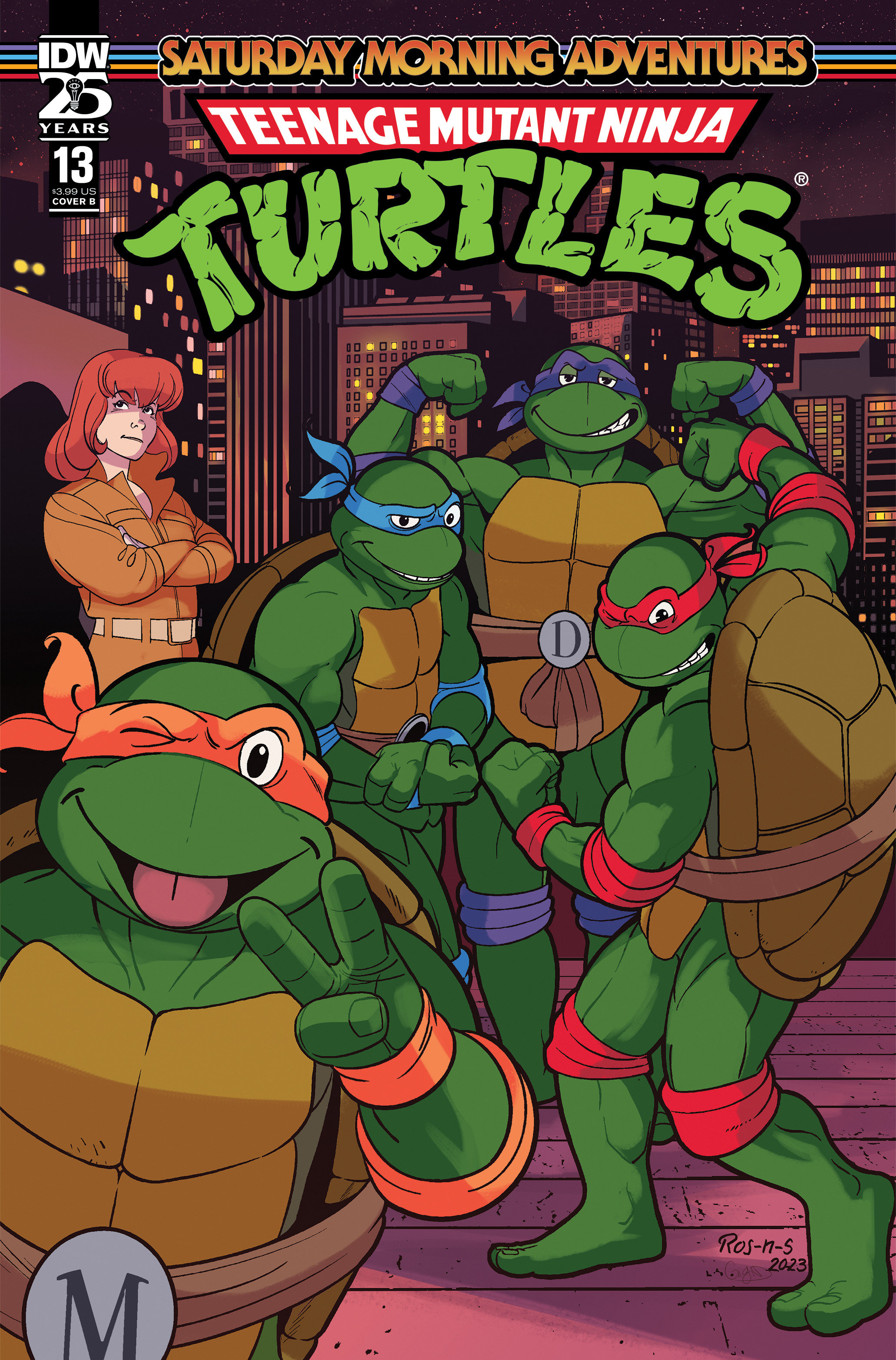 Teenage Mutant Ninja Turtles Saturday Morning Adventures Continued! #13 Cover B Rosanas