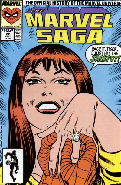 The Marvel Saga The Official History of The Marvel Universe #22-Very Fine (7.5 – 9)