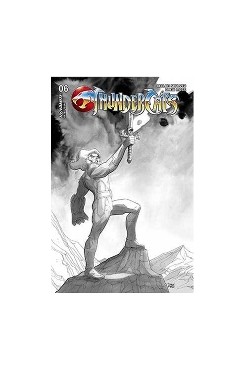 Thundercats #6 Cover Za 7 Copy Last Call Incentive Moss Black & White