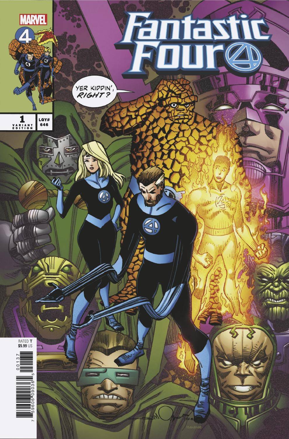 Fantastic Four #1 Simonson Variant (2018)