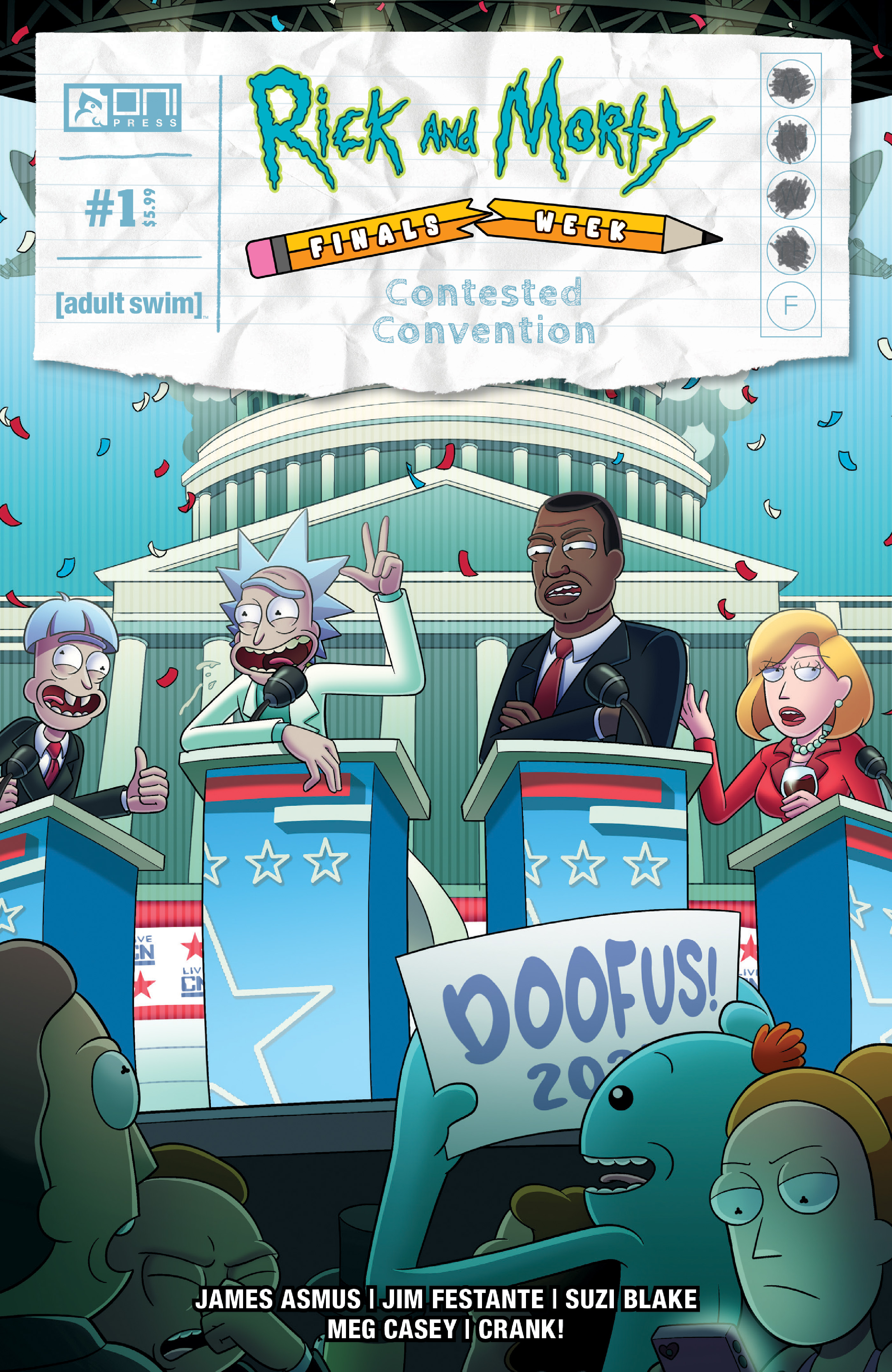 Rick and Morty Finals Week Contested Convention #1 (One Shot) Cover A Suzi Blake (Mature)