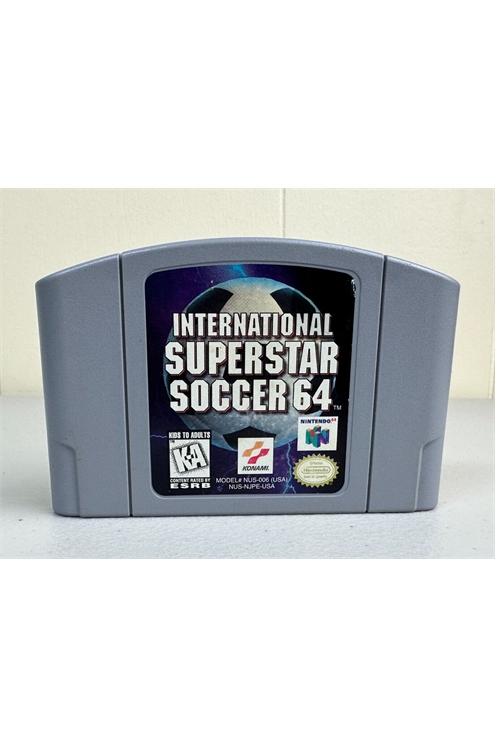 Nintendo 64 N64 International Superstar Soccer 64 Cartridge Only (Good)