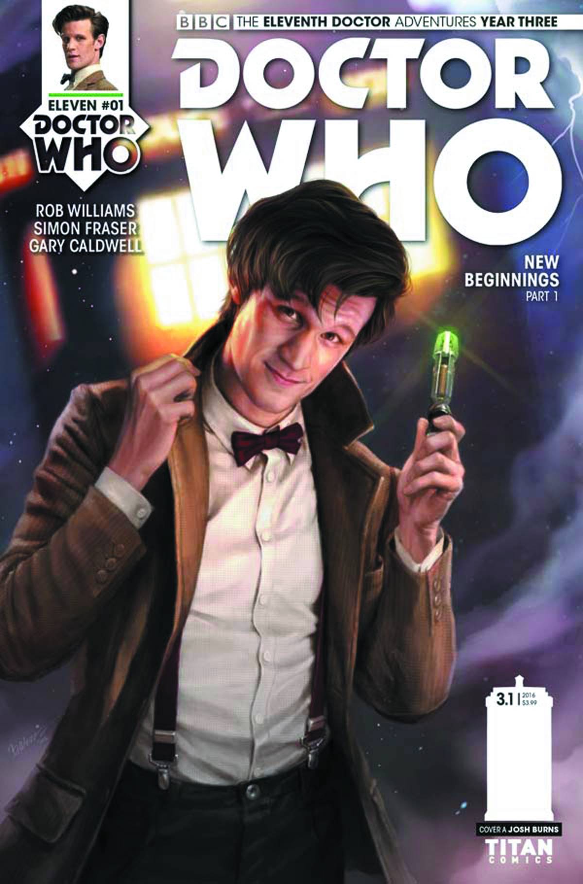 Doctor Who 11th Year Three #1 Cover A Burns