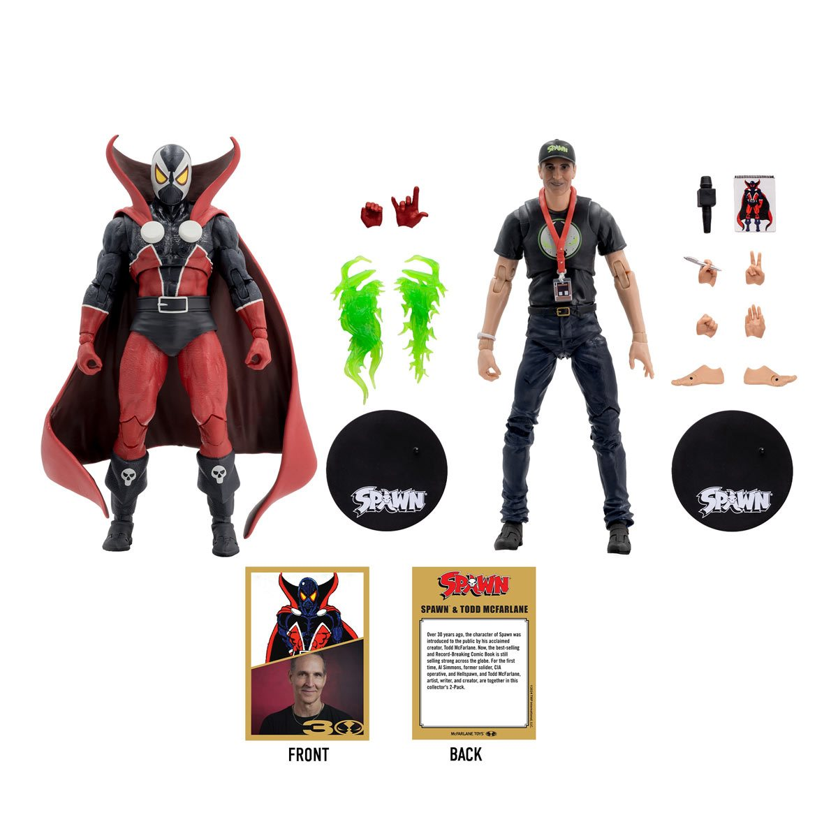 Spawn 30th Anniversary 7-inch Scale Spawn & Todd McFarlane Action Figure Pack 