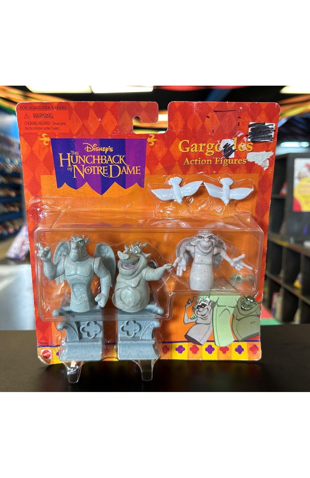 Disneys Hunchback of Notre Dame Gargoyles Set of 3