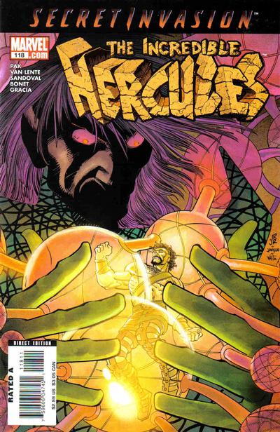 Incredible Hercules #118 (2008)-Near Mint (9.2 - 9.8)