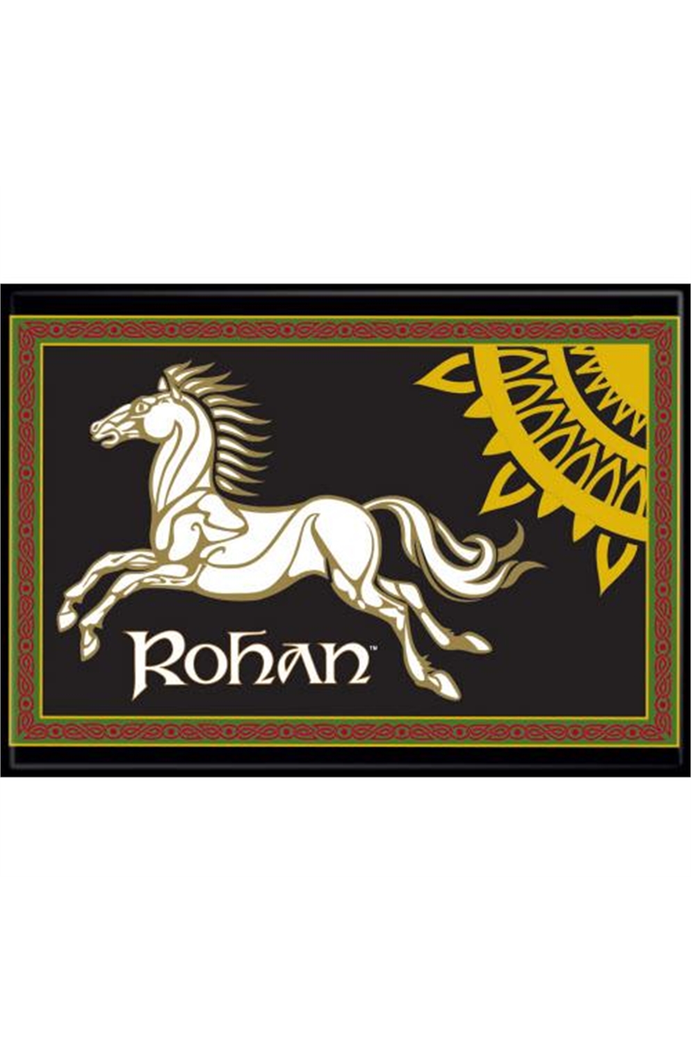 Lotr Rohan Flag Horse Magnet