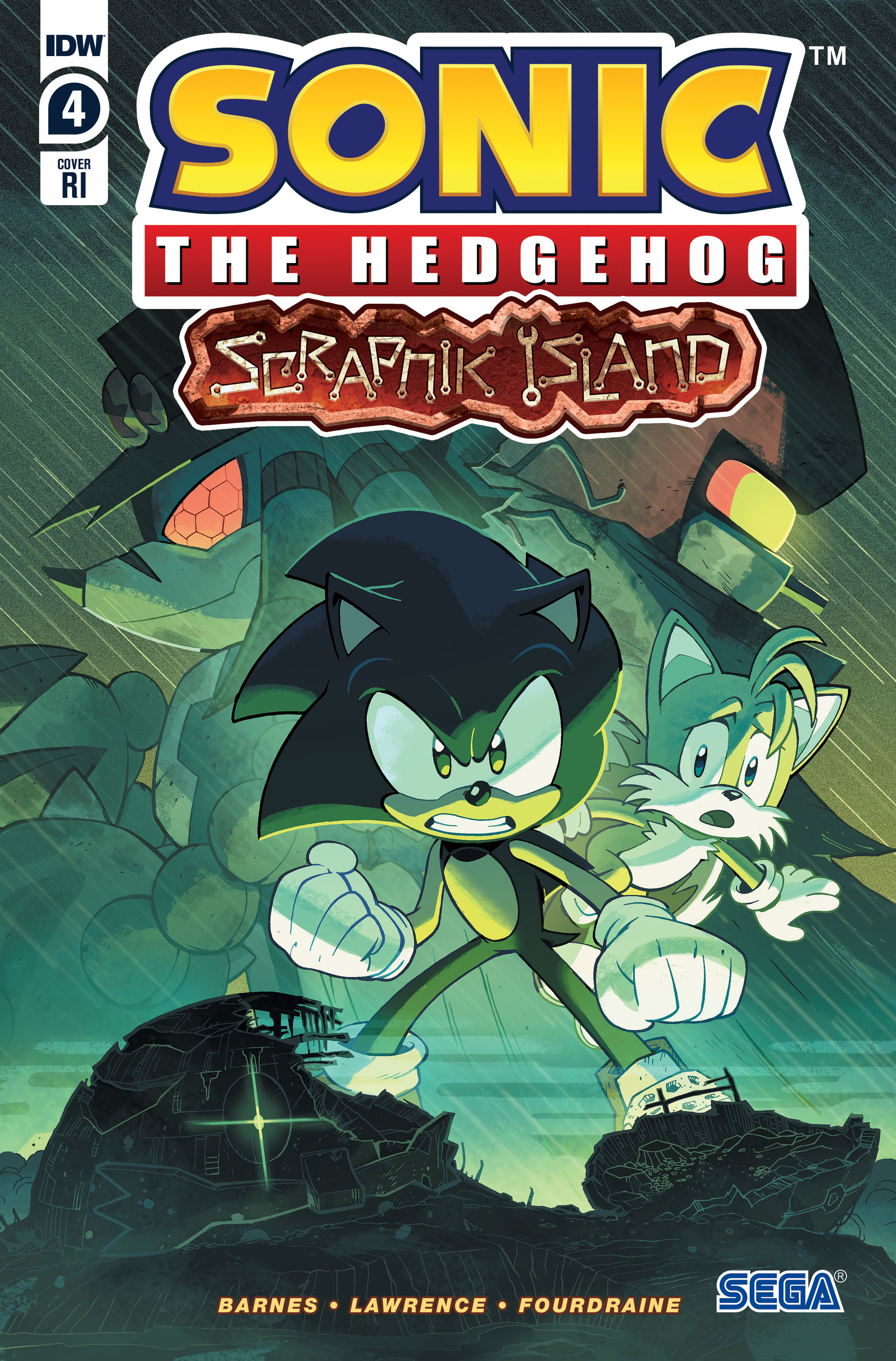 Sonic the Hedgehog Scrapnik Island #4 Cover C 1 for 10 Incentive