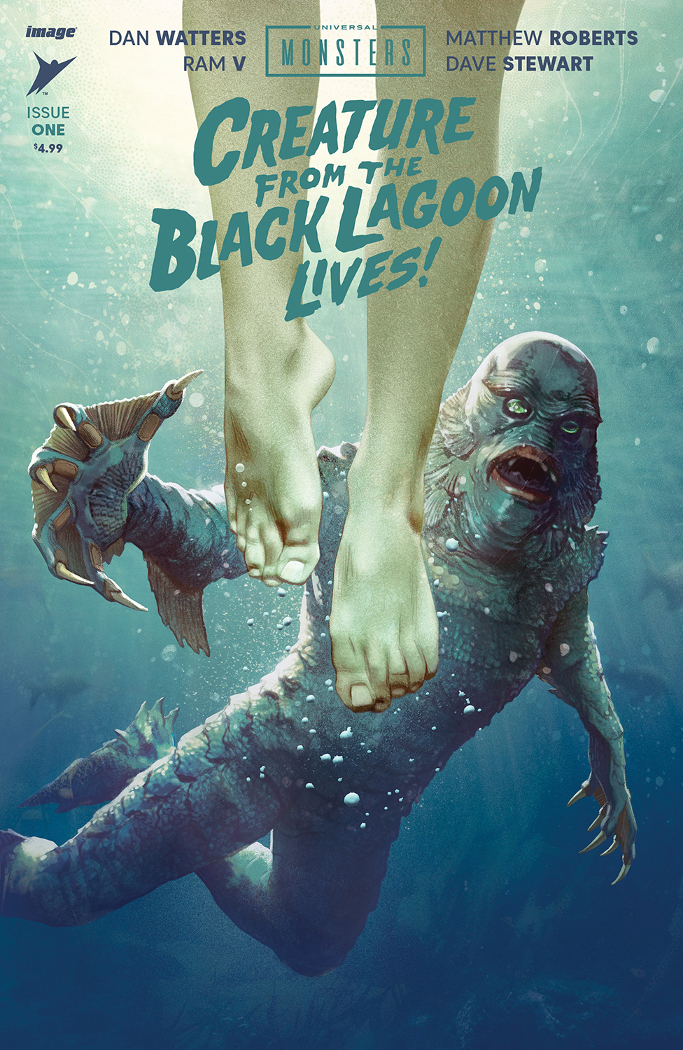 Universal Monsters the Creature from the Black Lagoon Lives #1 Cover B Joshua Middleton Varia (Of 4)