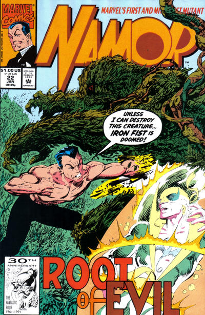 Namor, The Sub-Mariner #22 (1990)-Fine (5.5 – 7)