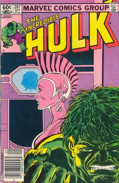 The Incredible Hulk #287 [Newsstand]-Fine/Very Fine