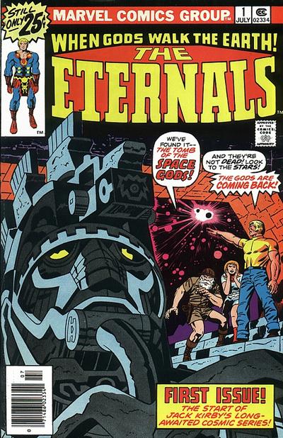 The Eternals #1 [25¢] (1976)- Fn- 5.5