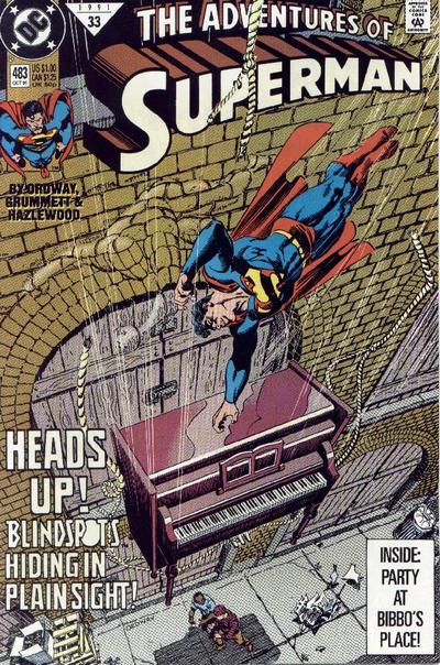 Adventures of Superman #483 [Direct]-Very Fine (7.5 – 9)