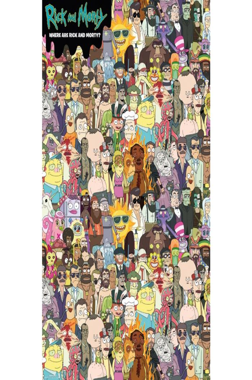 Rick and Morty Where's Rick and Morty Poster