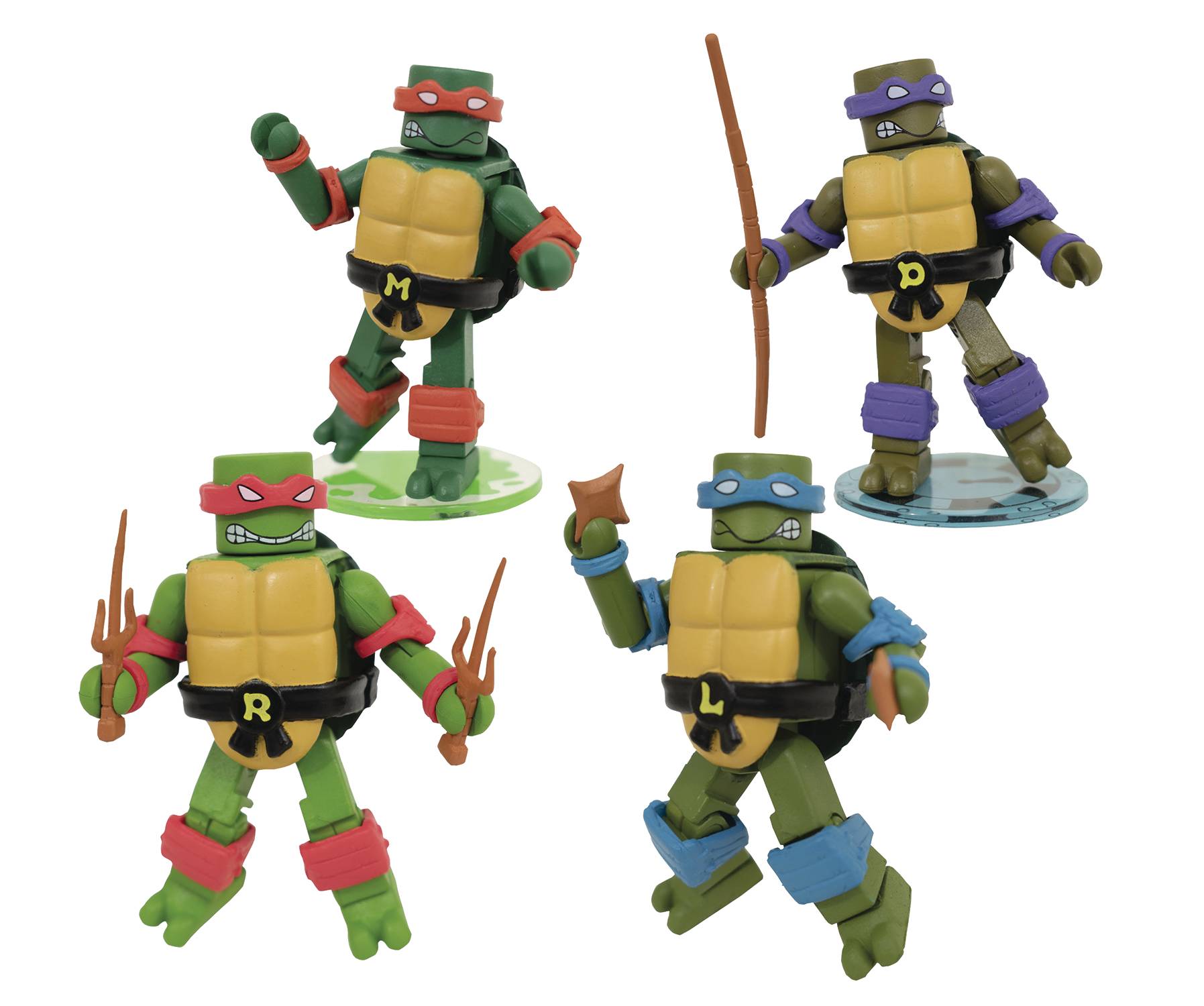 DCD 40th Teenage Mutant Ninja Turtles Retro Minimates Px Box Set