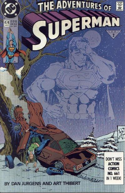 Adventures of Superman #474 [Direct]-Very Fine (7.5 – 9)