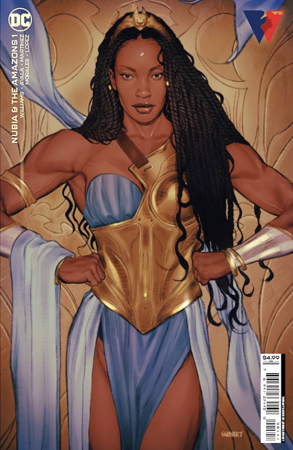 Nubia and The Amazons #1 Cover D Joshua Sway Swaby Card Stock Variant (Of 6)