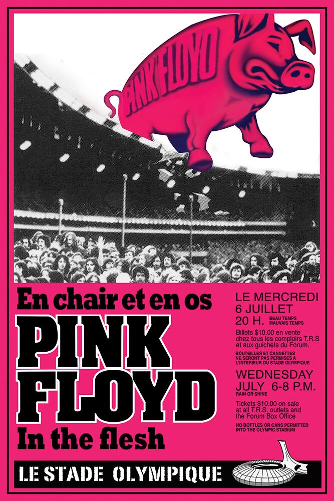 Pink Floyd - Concert Montreal (Pink Pig) - Regular Poster