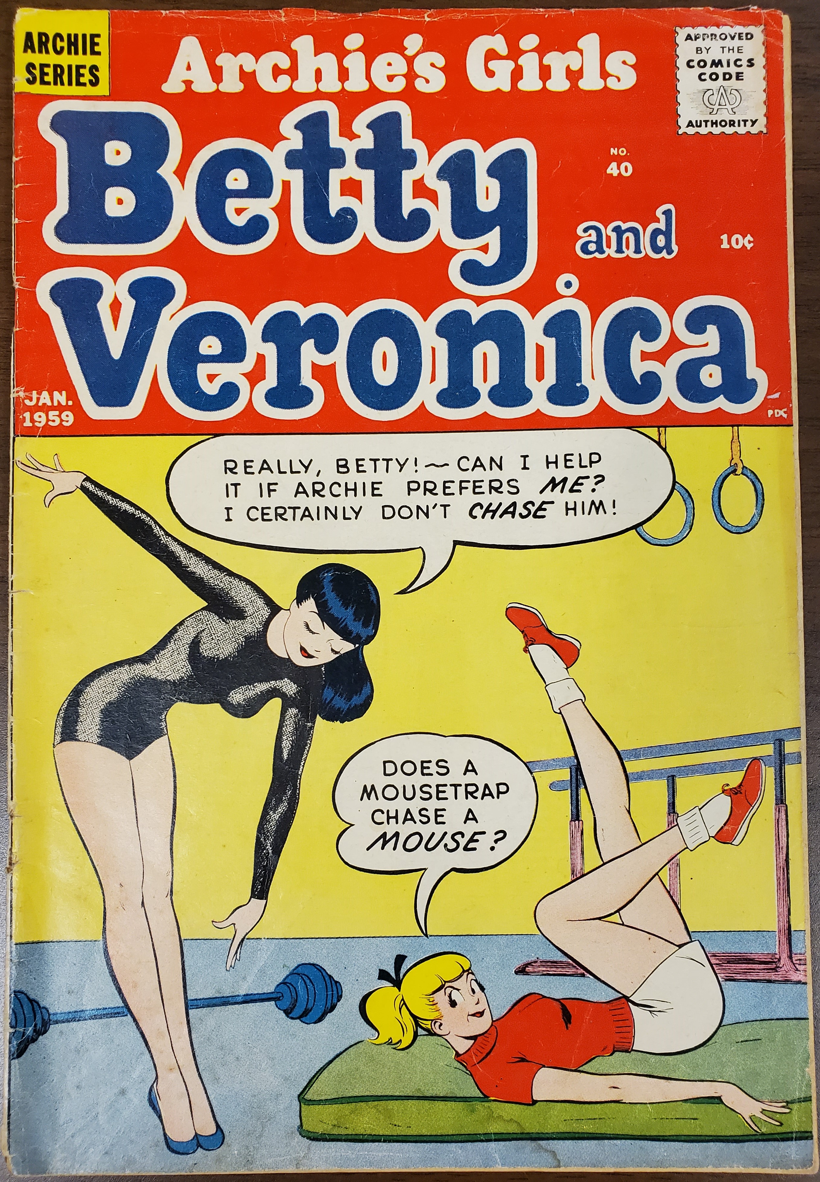 Archie's Girls Betty And Veronica #40(1959)- Gd+ 2.5