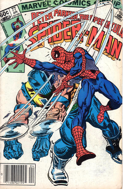 The Spectacular Spider-Man #77 [Newsstand] - Fn/Vf