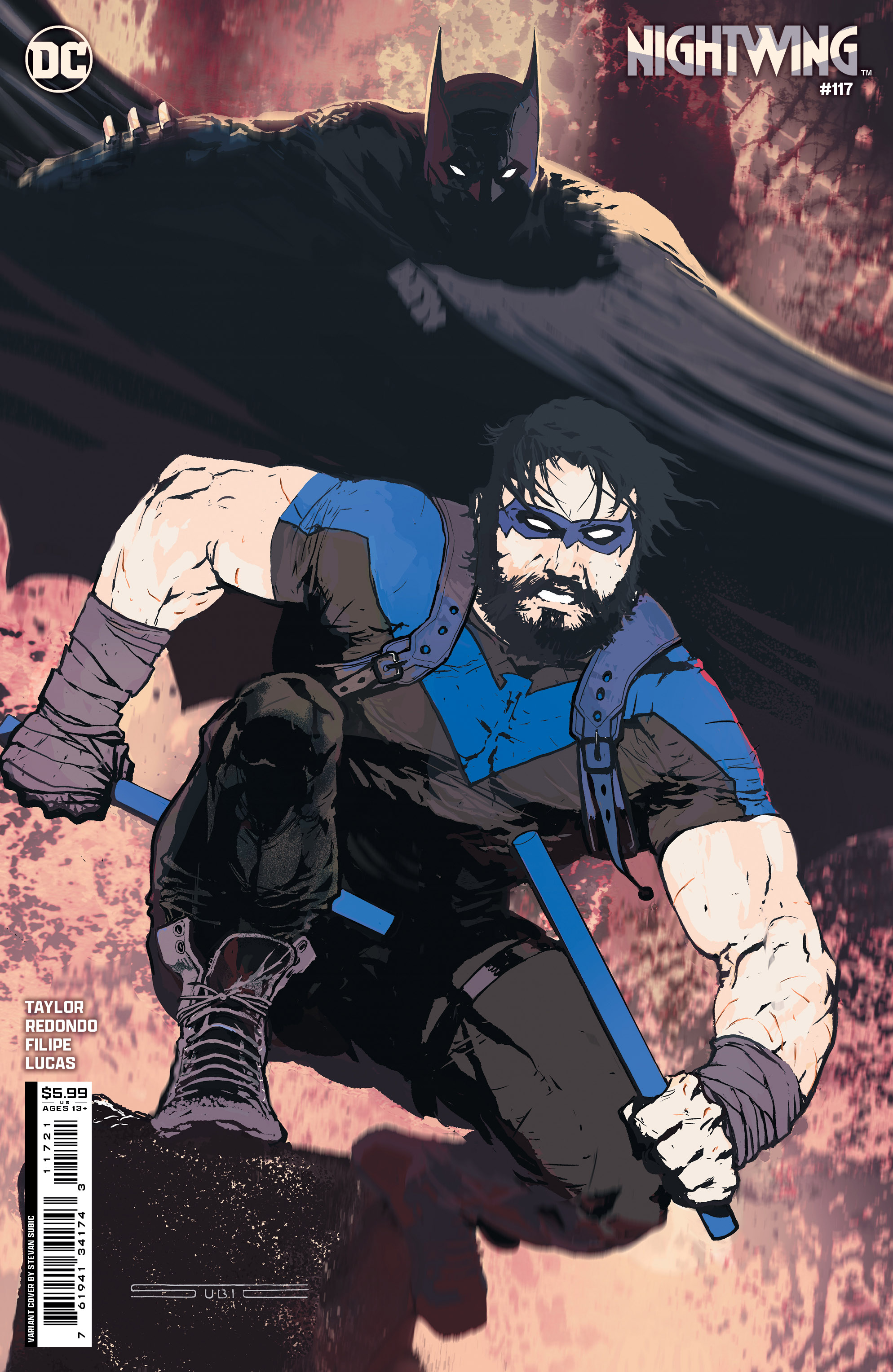 Nightwing #117 Cover C Stevan Subic Card Stock Variant