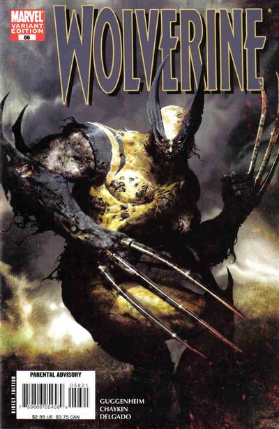 Wolverine #58 [Zombie Variant Cover]-Near Mint (9.2 - 9.8)