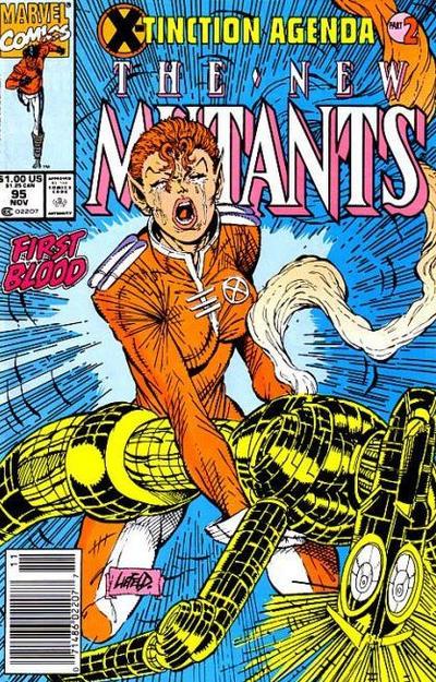 The New Mutants #95 [Newsstand]-Very Good (3.5 – 5)