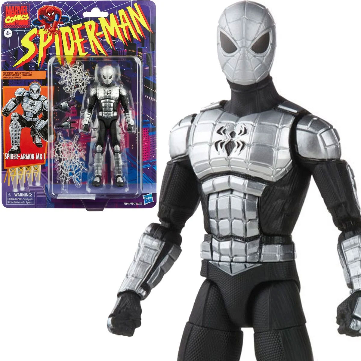 Spider-Man Retro Marvel Legends Spider-Armor MK I 6-Inch Action Figure