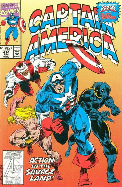 Captain America #414 [Direct]-Very Fine (7.5 – 9)