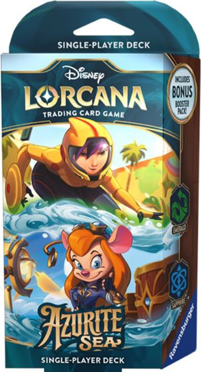 Disney Lorcana TCG: Azurite Sea Starter Deck (Emerald & Sapphire)