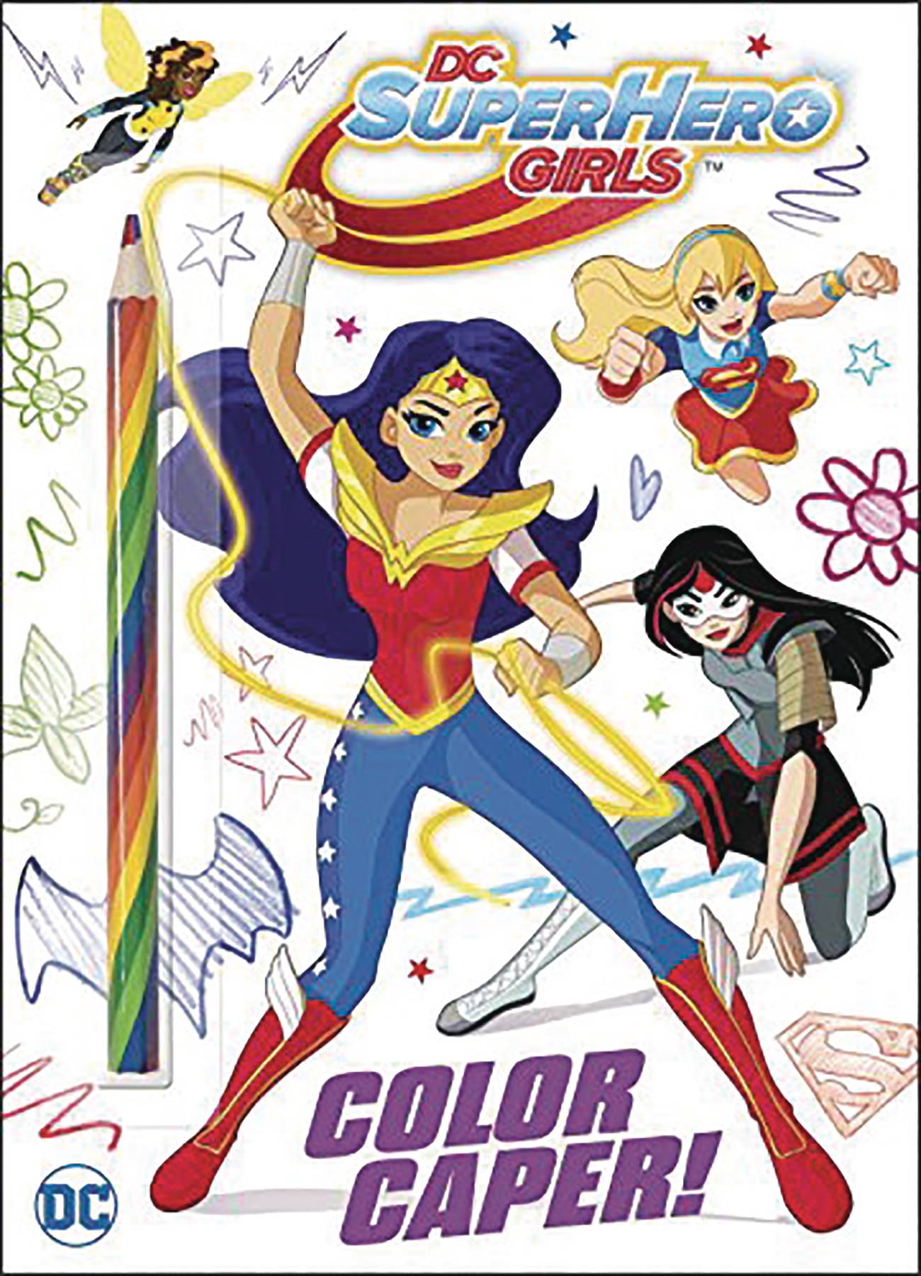 DC Super Hero Girls Color Caper Book