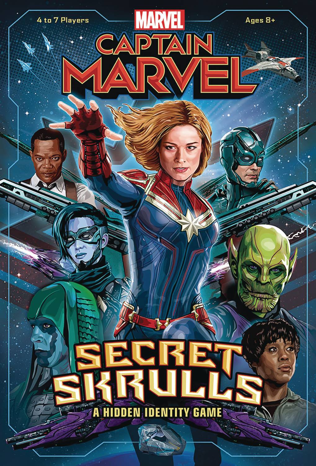 Captain Marvel Secret Skrulls Card Game