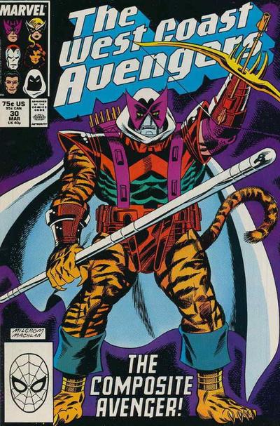 West Coast Avengers #30 [Direct]-Very Good (3.5 – 5)