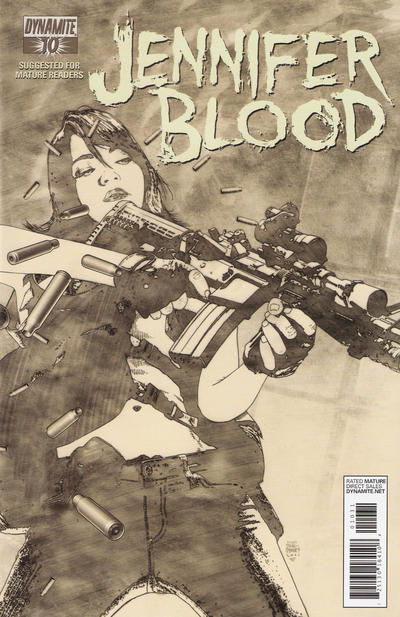 Jennifer Blood #10 [Black & White Retailer Incentive]