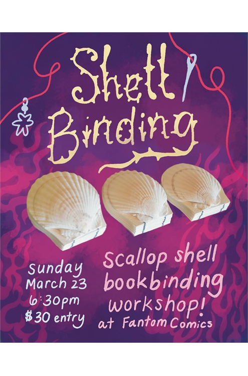 Scallop Shell Bookbinding Workshop (March 23, 2025)