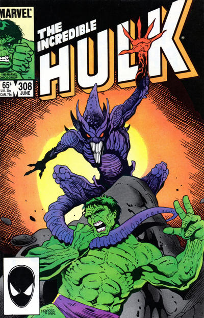 The Incredible Hulk #308 [Direct]-Fine (5.5 – 7)