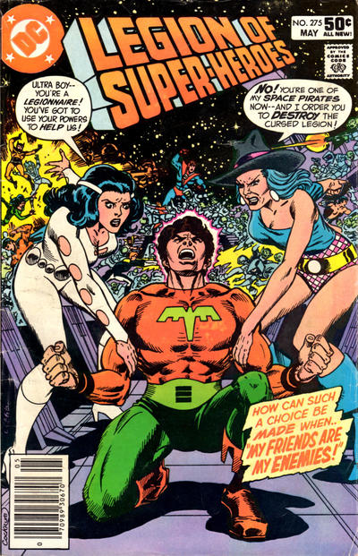The Legion of Super-Heroes #275 [Newsstand]
