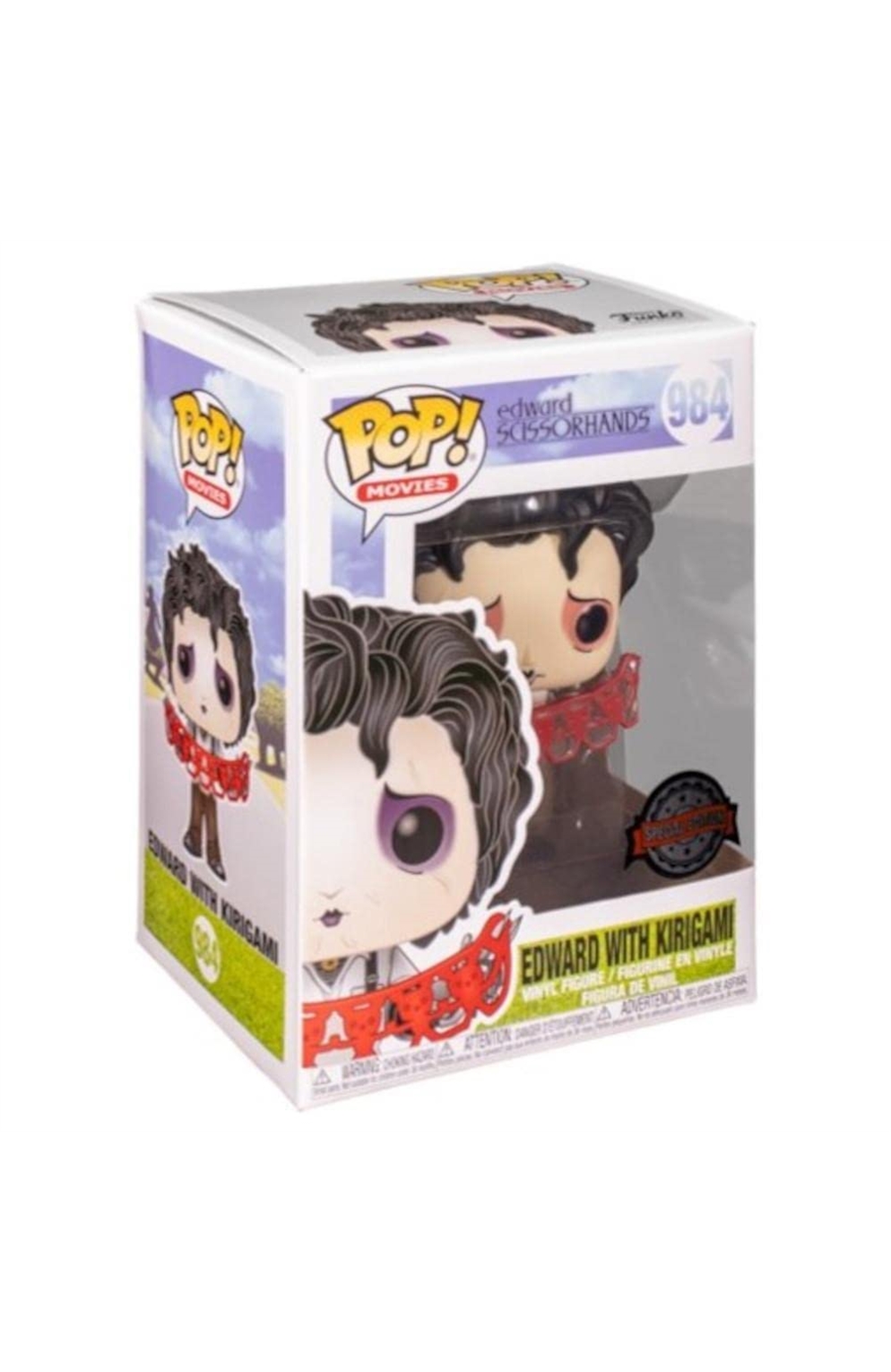 Funko Pop 984 Edward With Kirigami