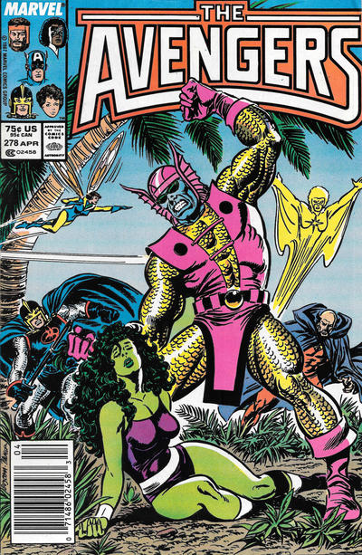 The Avengers #278 [Newsstand]-Fine-