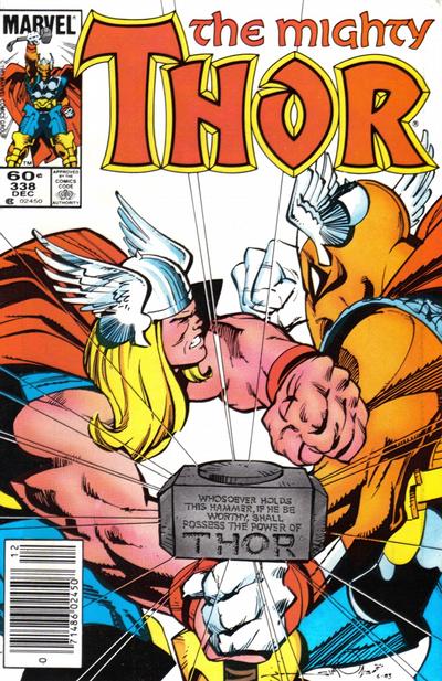 Thor #338 [Newsstand]-Very Fine (7.5 – 9)