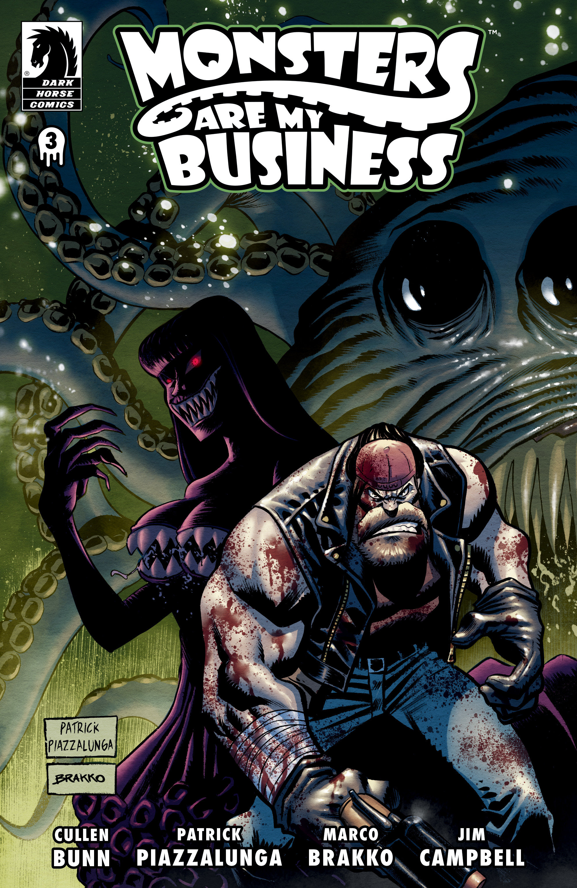 Monsters are My Business & Business is Bloody #3 Cover A (Patrick Piazzalung)